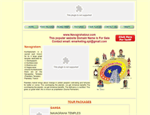 Tablet Screenshot of navagrahatour.com